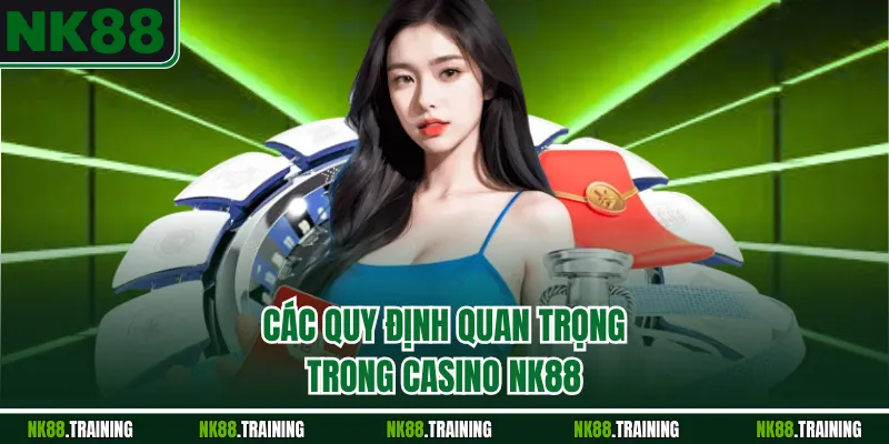 Các quy định quan trọng trong casino NK88
